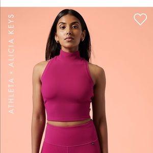 NWT Athleta Keys Rib Crop Tank